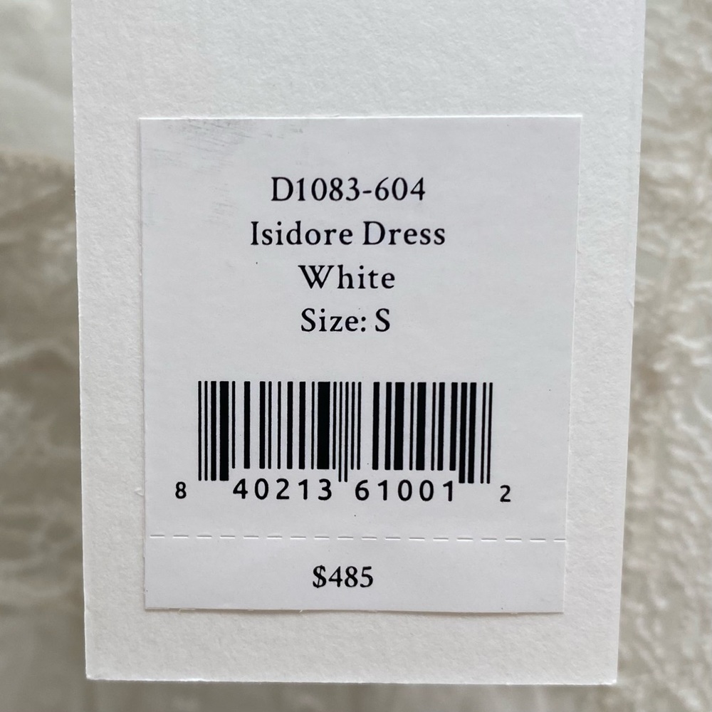 NWT LoveShackFancy Isidore White Boho Lace Ruffle Mini Dress Size Small - Picture 8 of 14